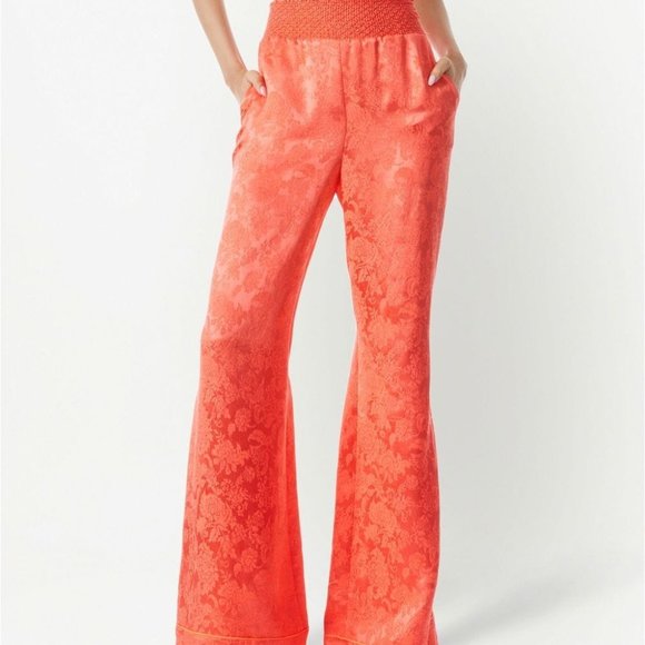 alice + olivia Willis Pajama patterned jacquard trousers - Picture 3 of 4